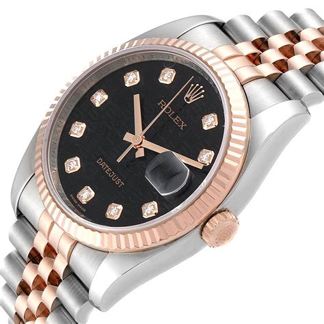 rolex rose gold datejust